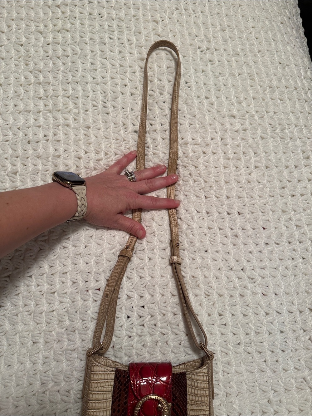 EUC Brahmin Marley Multi Westlake Leather Crossbody - Picture 10 of 14